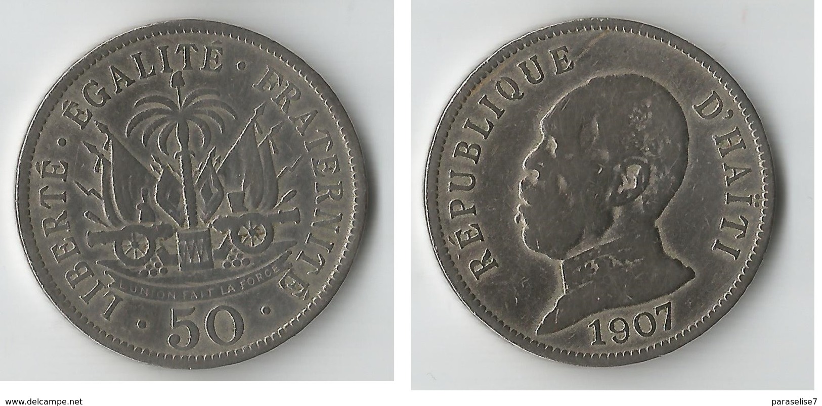 HAITI  50 CENT 1907 - Haiti