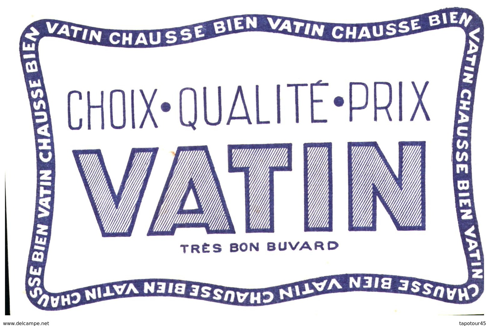 Ch V/ Buvard Chaussure "Vatin" (N=2) - Chaussures