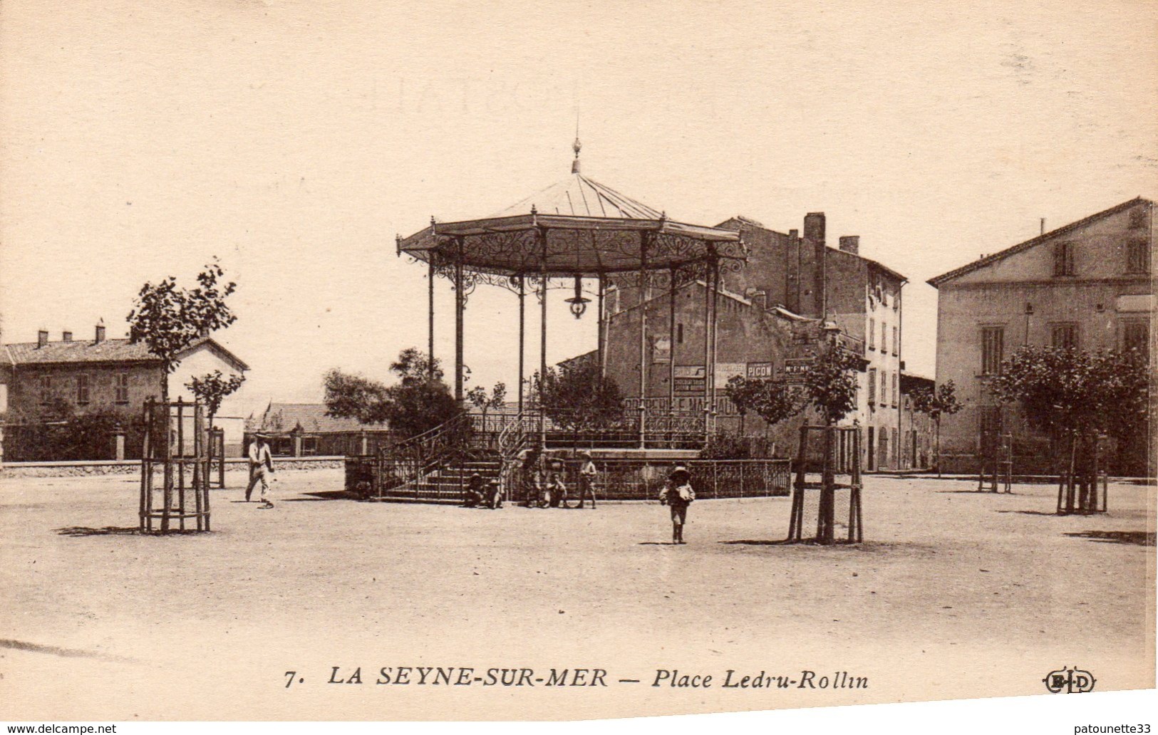 83 LA SEYNE PLACE LEDRU ROLLIN LE KIOSQUE A MUSIQUE - La Seyne-sur-Mer