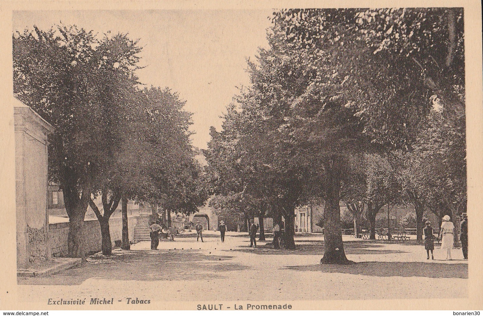 CPA  84  SAULT LA PROMENADE   JOUEURS DE BOULES  PETANQUE - Autres & Non Classés