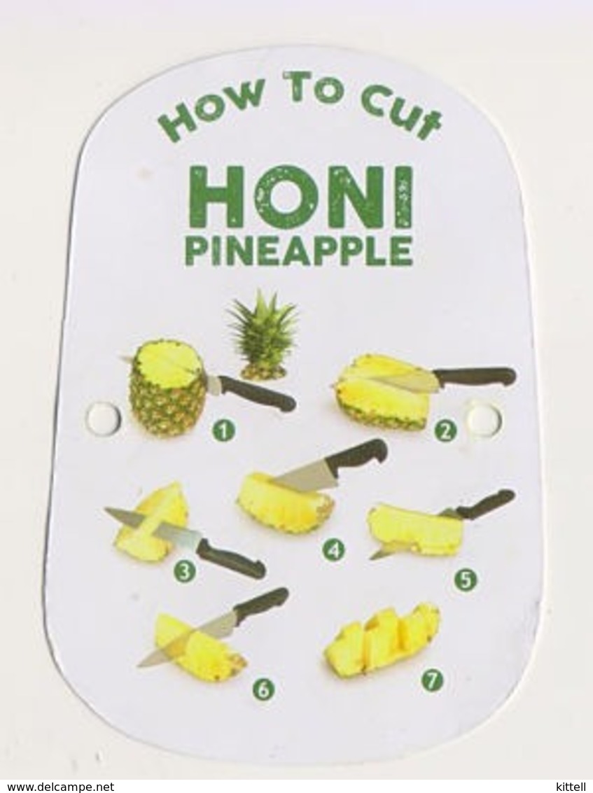 Fruit Label Pineapple Sunpride Indonesia - Fruits Et Légumes