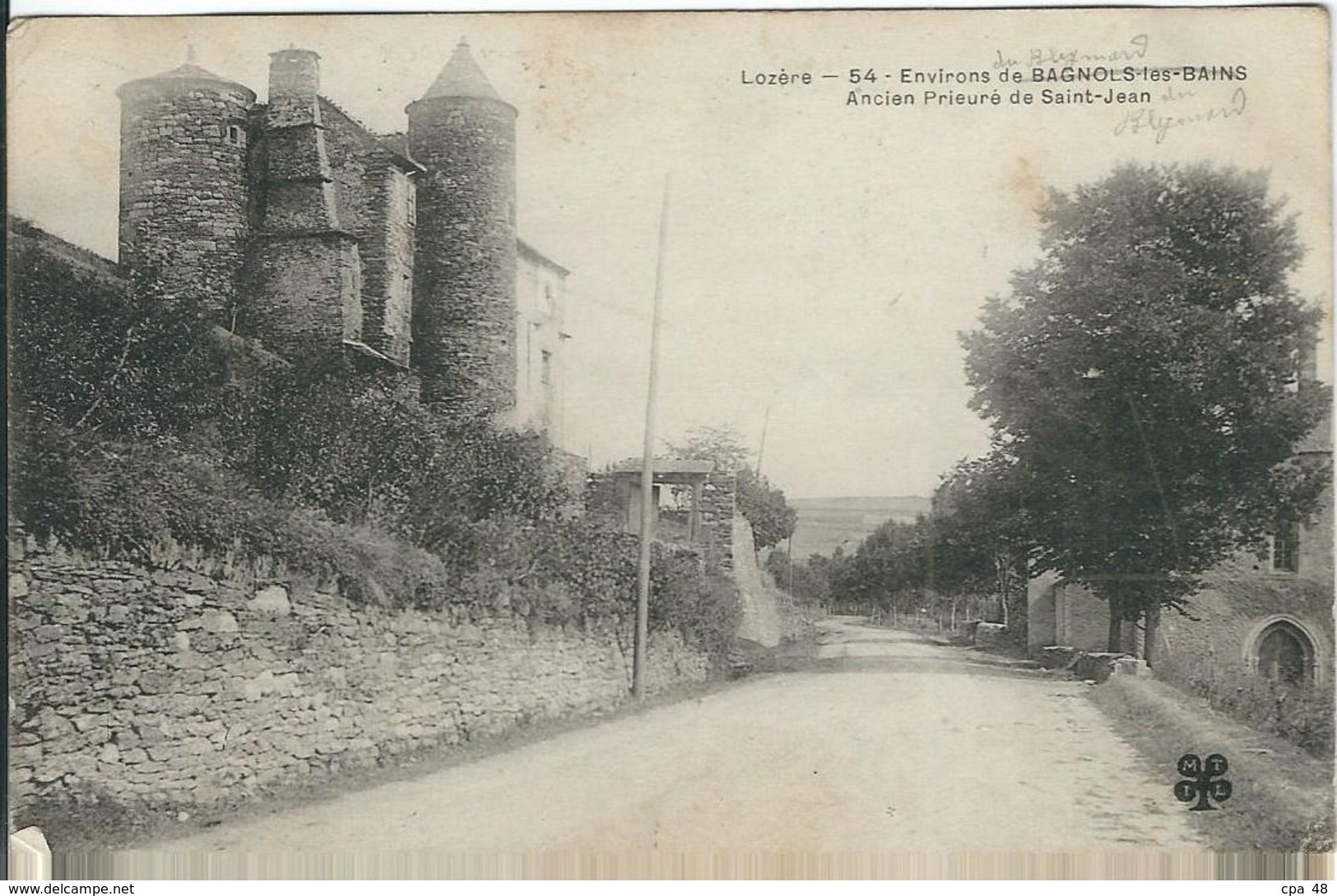 Lozere : (environs Du Bleymard), Ancien Prieuré De St Jean - Le Bleymard