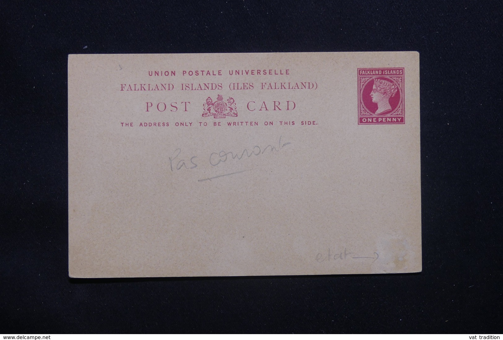 FALKLAND - Entier Postal Type Victoria Non Circulé - L 42261 - Falkland