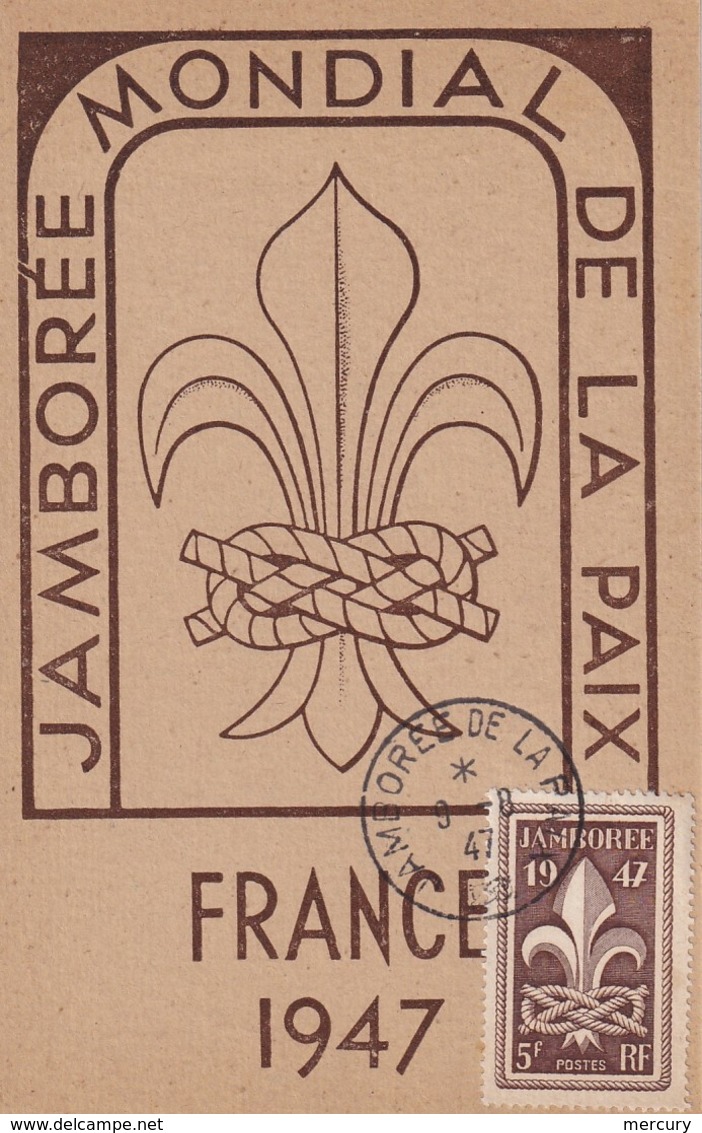 FRANCE - Carte-Maximum - Jamboree De La Paix - 1940-1949