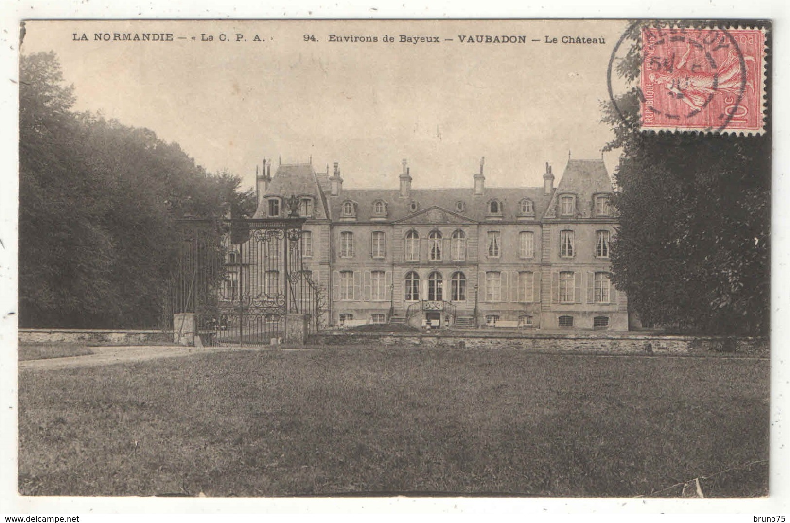 14 - Environs De Bayeux - VAUBADON - Le Château - La Normandie - 1905 - Autres & Non Classés