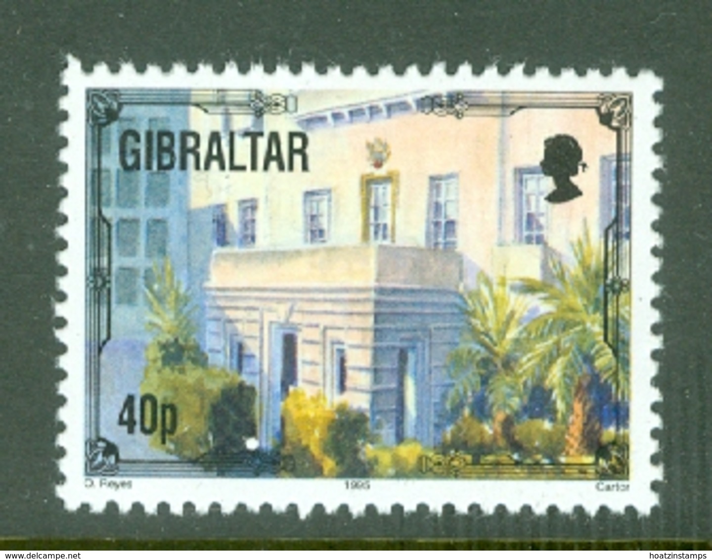 Gibraltar: 1993/95   Architectural Heritage     SG704b    40p      MNH - Gibilterra