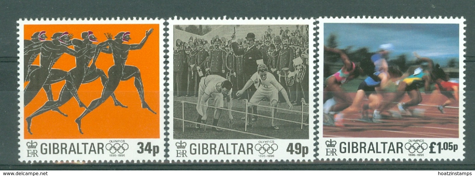 Gibraltar: 1996   Centenary Of Modern Olympic Games   MNH - Gibilterra