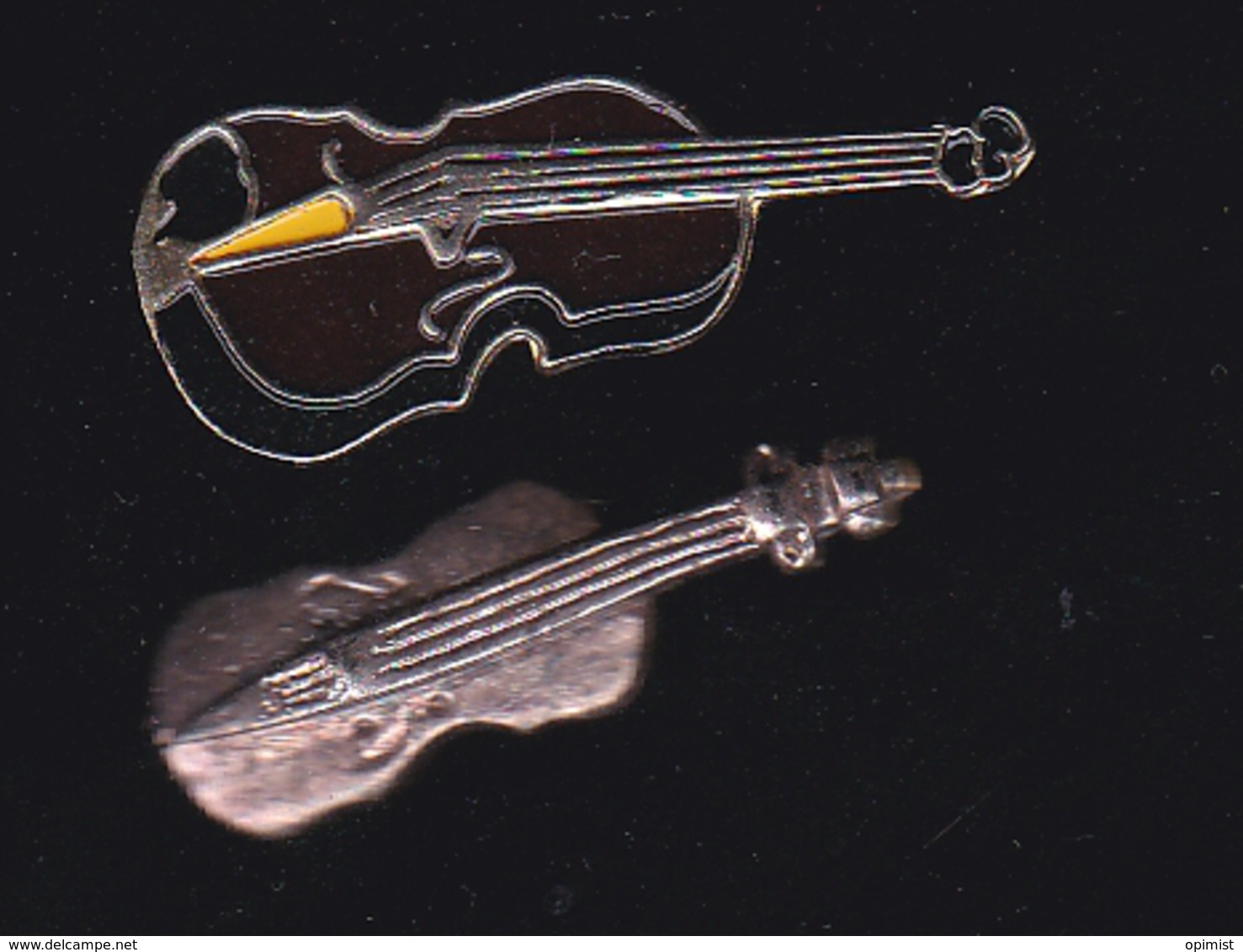 59927-lot De 2  Pin's.-violon. - Musik