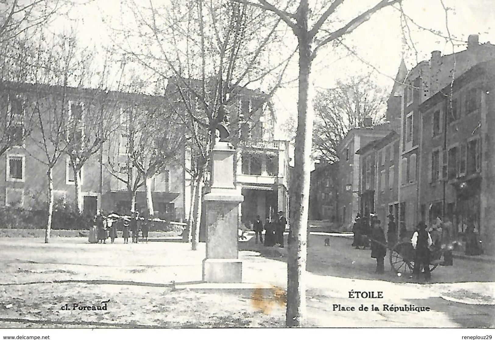 26-cachet Hôpital Temp N)132 Bis De Etoile Sur CP - Cachet Très Beau Et Très Rare - Guerre De 1914-18