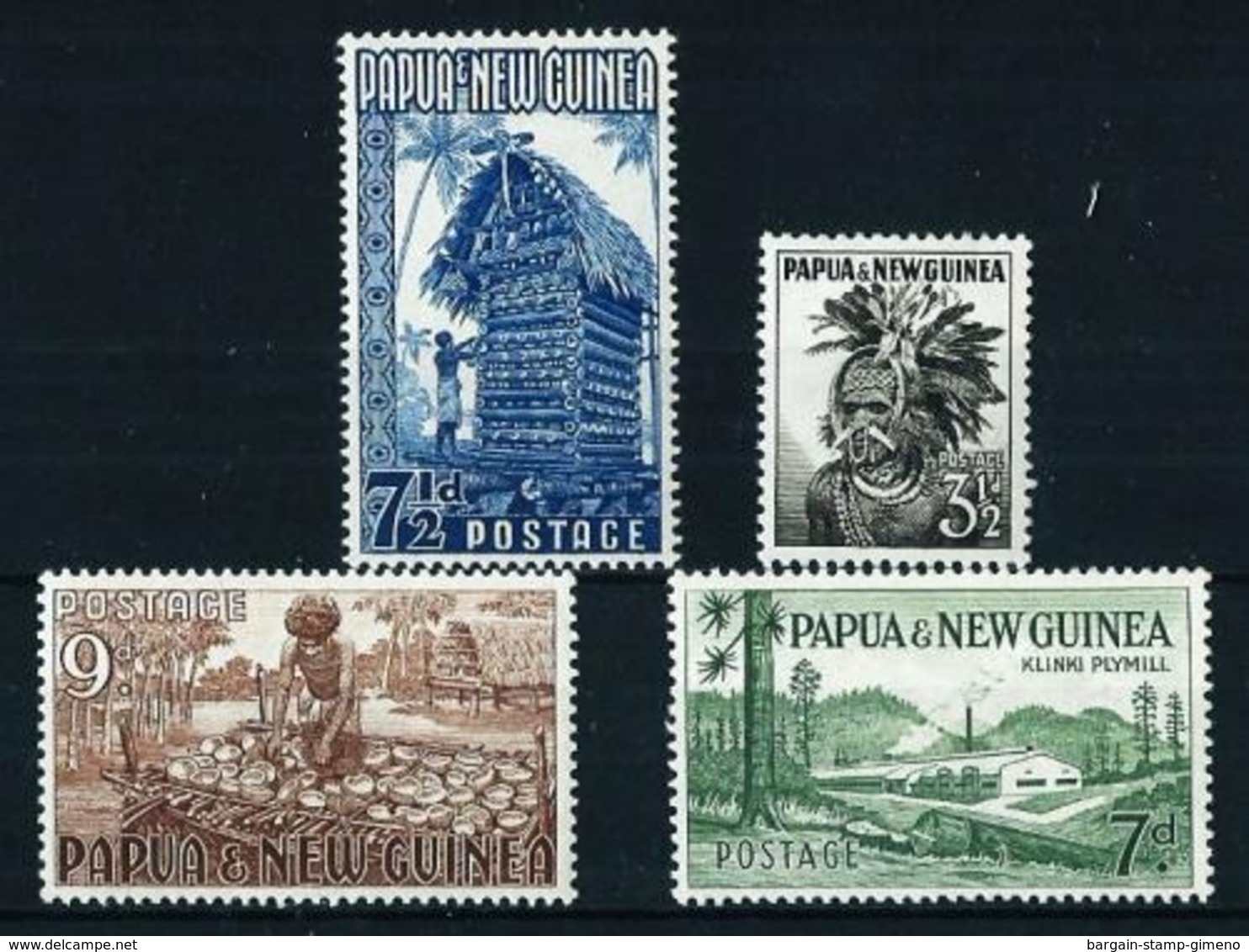 Papúa Nueva Guinea Nº 8-9-20-25 Nuevo* Cat.46€ - Papúa Nueva Guinea