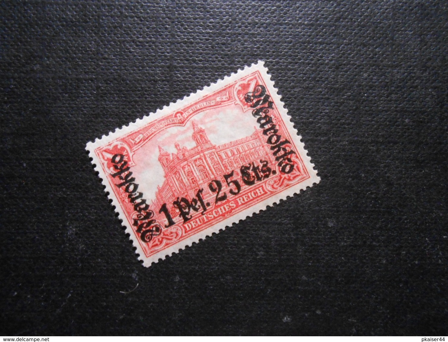 D.R.Mi 55 LlBa  - 1P25C Auf 1M*MLH  Deutsche Auslandpostämter ( MAROKKO ) 1919 - Mi 3,50 € - Maroc (bureaux)