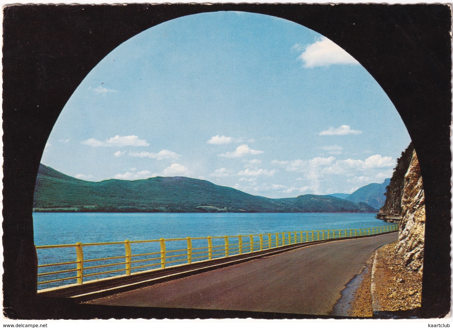 Lac Du Bourget - Tunnel Sur La Route De Corniche (73. Savoie) - Le Bourget Du Lac