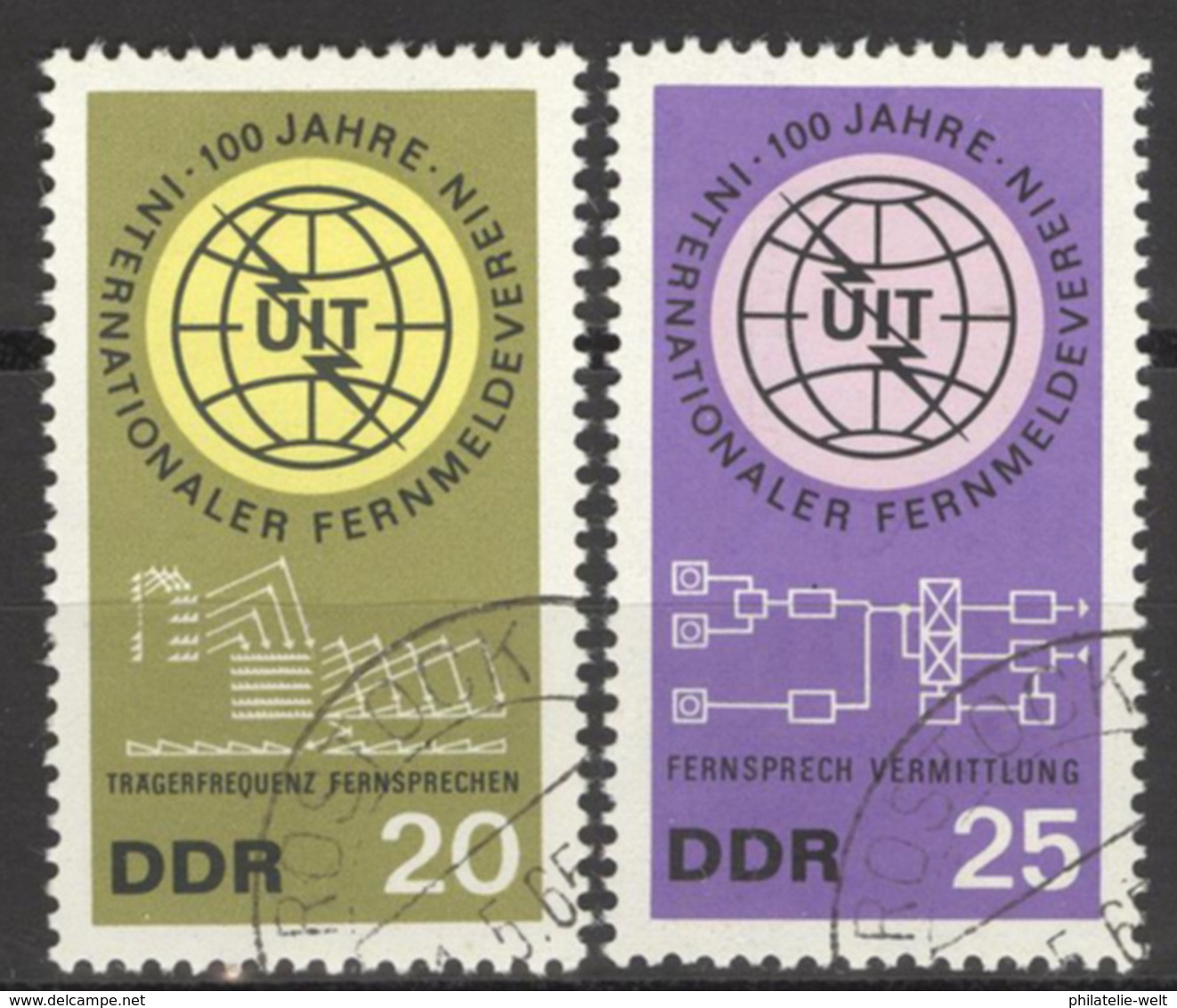 DDR 1113/14 O Tagesstempel - Gebraucht