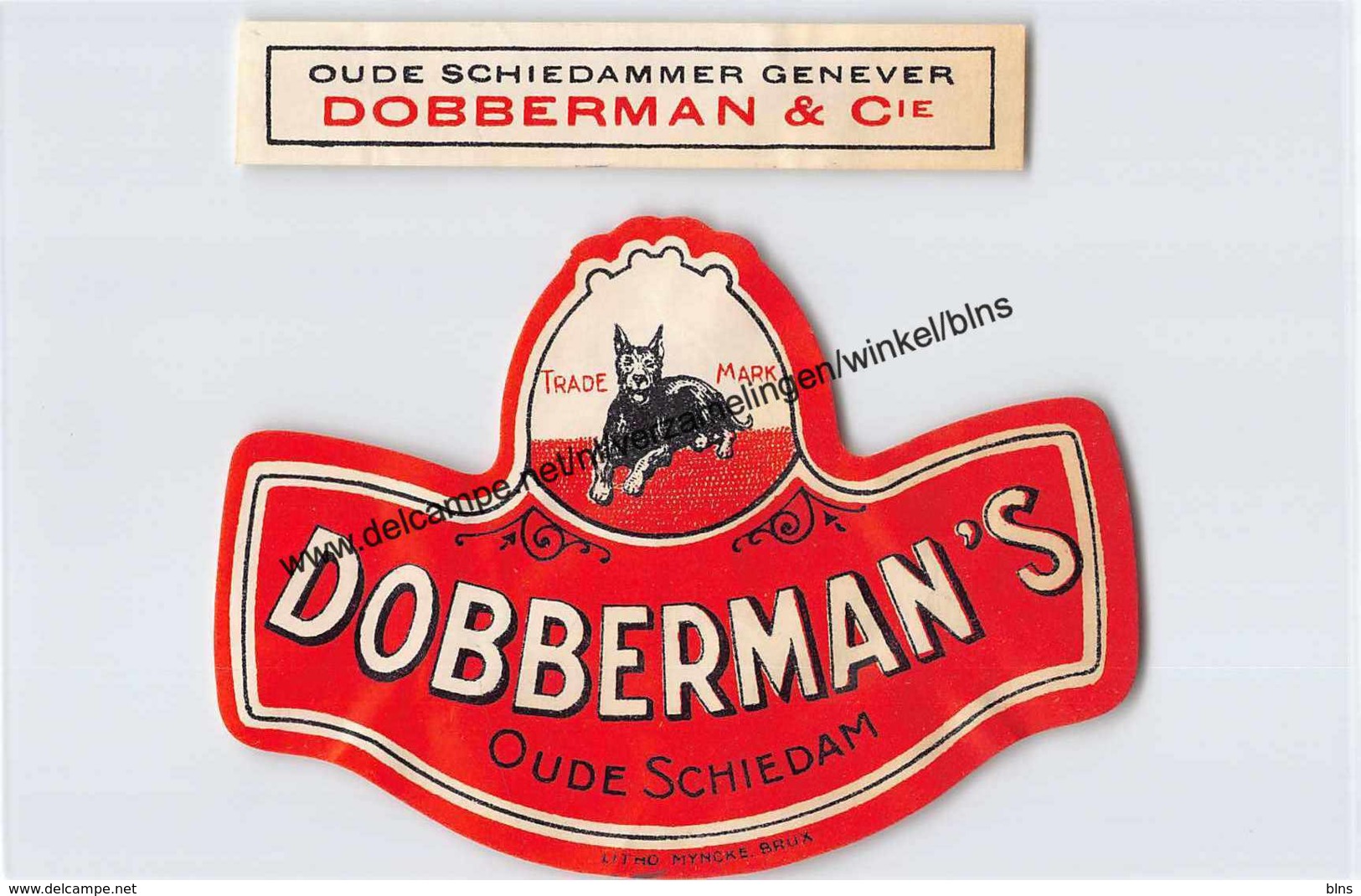 DOBBERMAN'S Oude Schiedam  - Oude Schiedammer Genever Dobberman & Cie - Andere & Zonder Classificatie