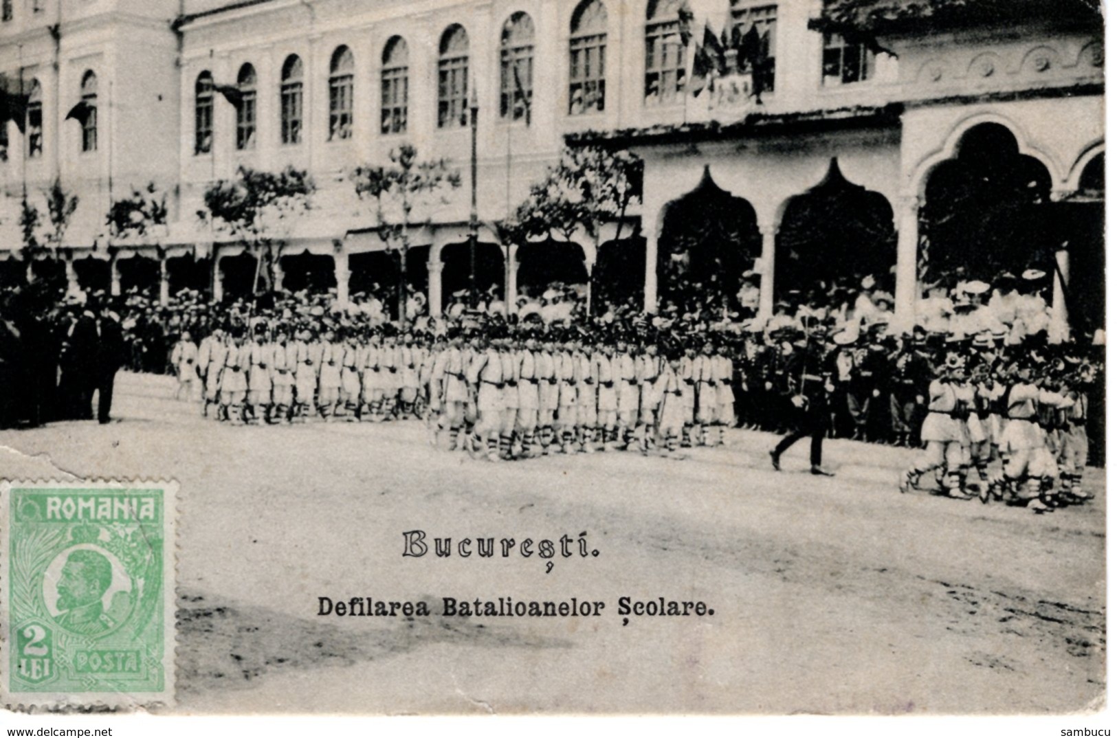 Rumänien Bukarest Bucuresti - Parade Der Bataillons Schule 1926 - Rumänien
