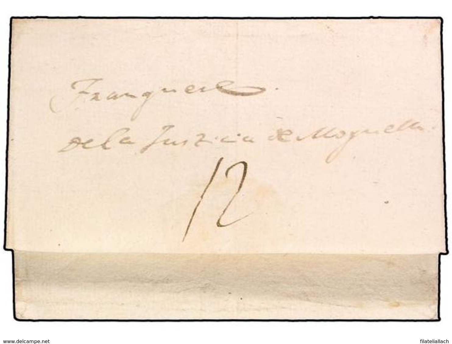 SPAIN: PREPHILATELIC MARKS  DP04 ARAGON - ...-1850 Prefilatelia