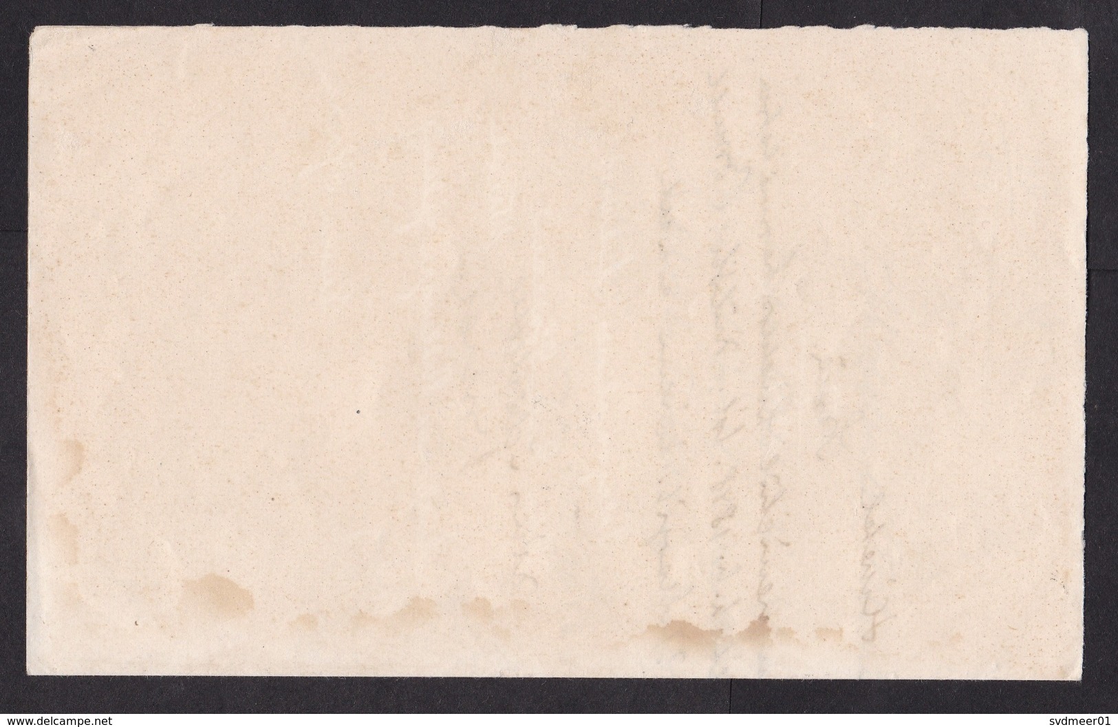 Serbia: Postage Free Cover?, 1942, Sent By Catholic Church Nemacka Crnja, German Settlement? (water Stain) - Servië