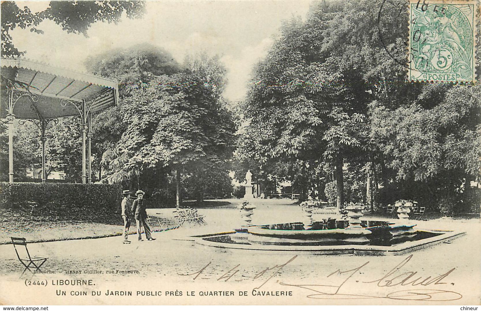 LIBOURNE UN COIN DU JARDIN PUBLIC - Libourne