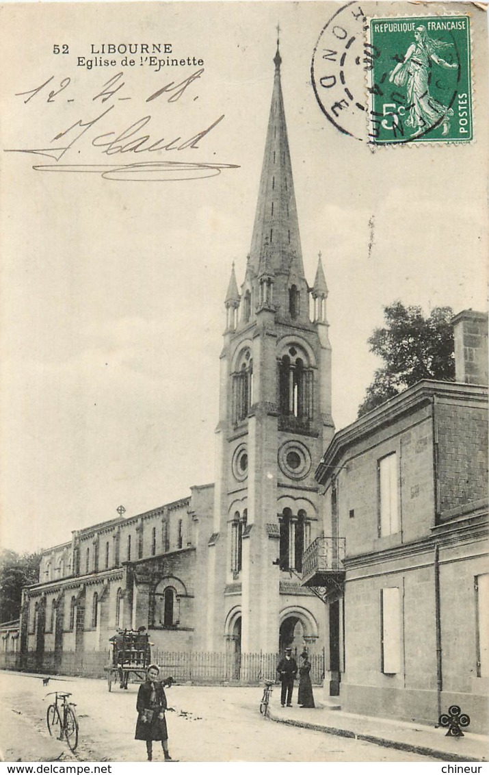 LIBOURNE EGLISE DE L'EPINETTE - Libourne