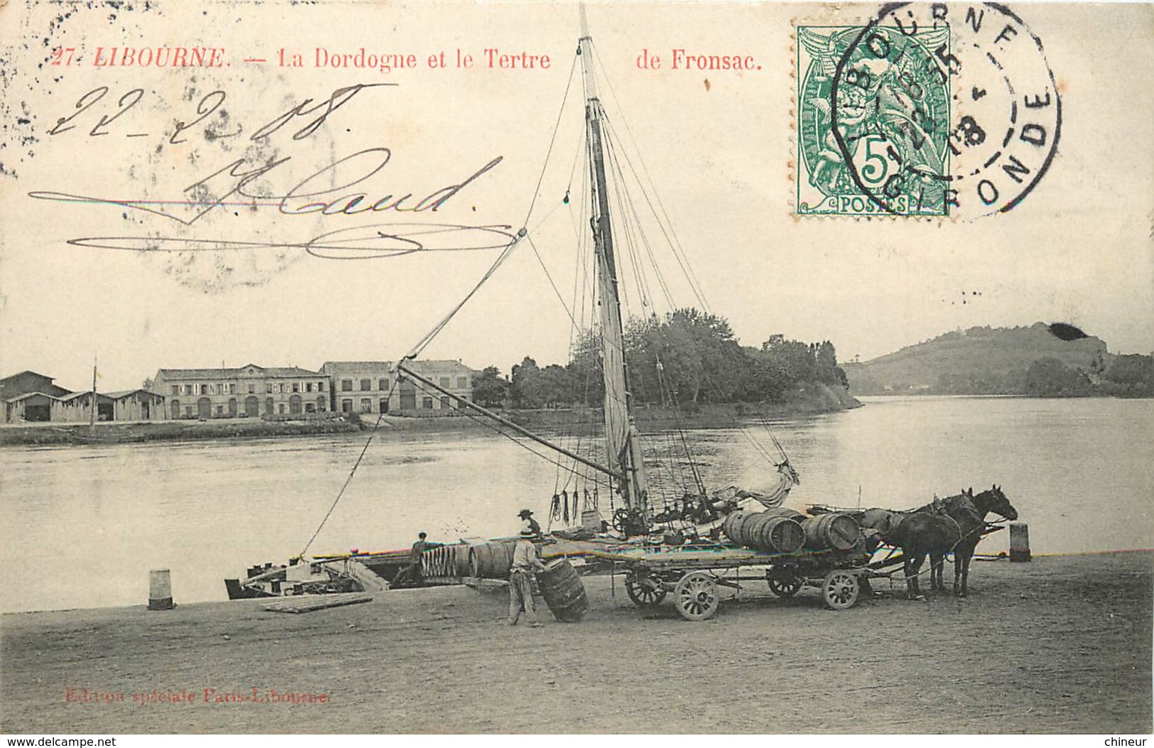 LIBOURNE LA DORDOGNE ET LE TERTRE DE FRONSAC - Libourne