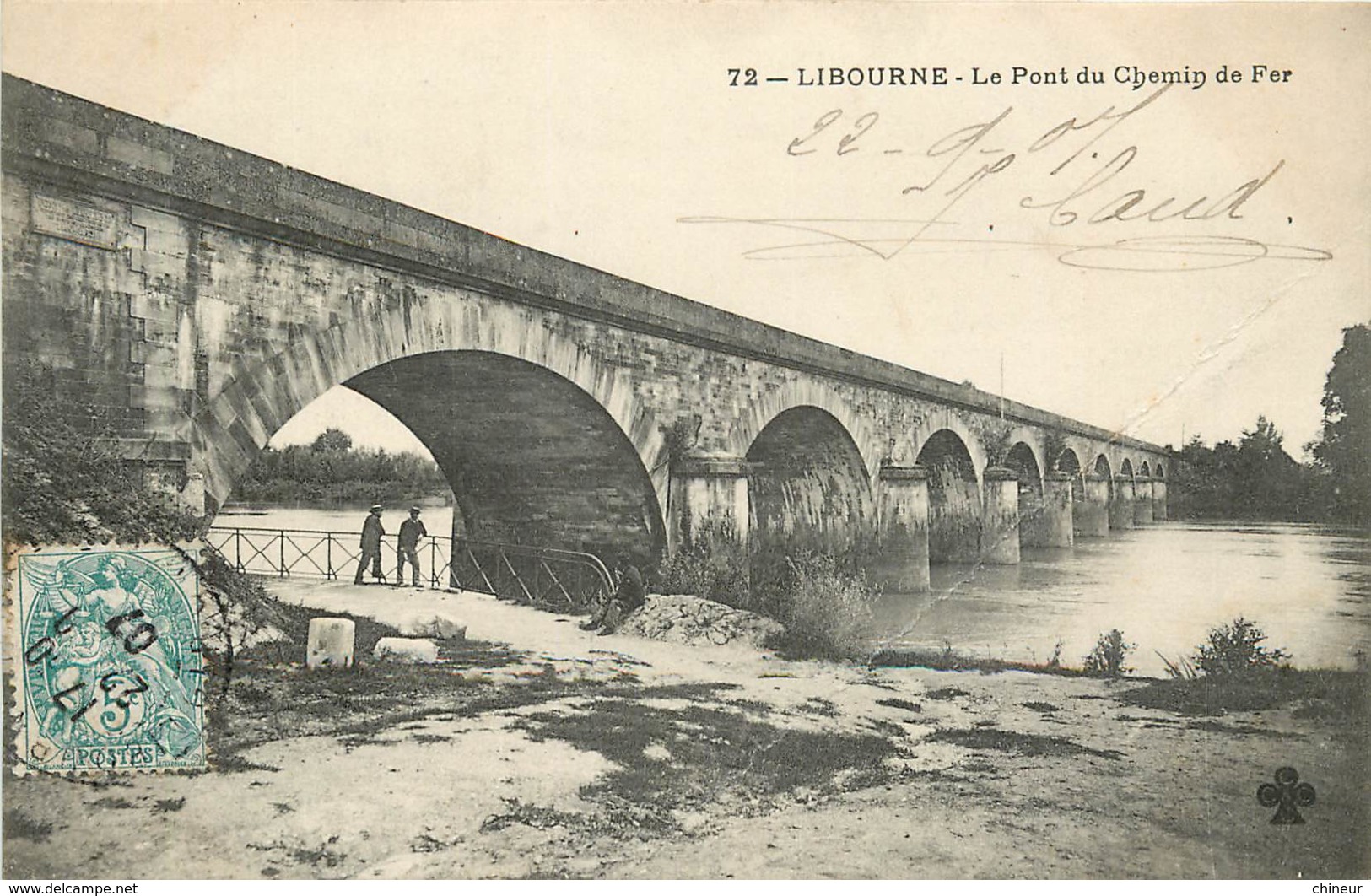LIBOURNE LE PONT DU CHEMIN DE FER - Libourne
