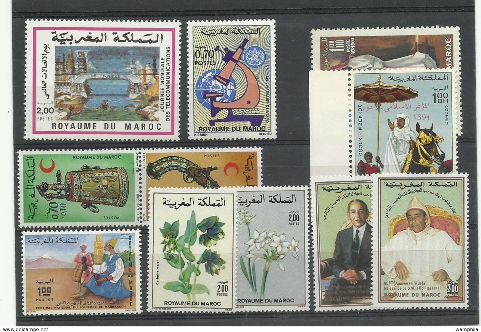 Maroc Lot De Modernes Neufs ** MNH Séries + Carnet 655/ 673 - Marruecos (1956-...)