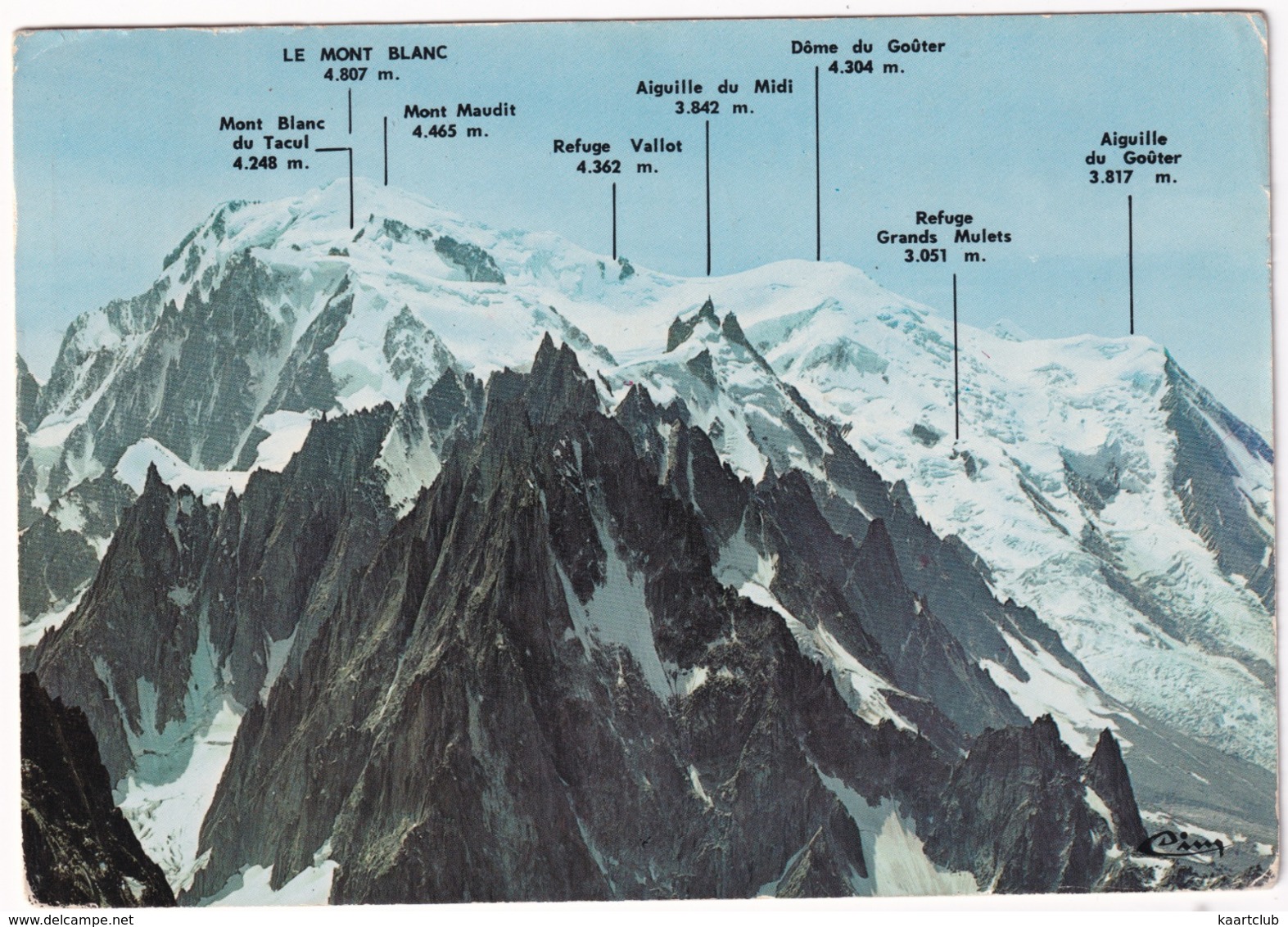 Vallée De Chamonix - Argentiere - Panorama Sur Les Aiguilles Et Le Massif Du  Mont-Blanc - (Haute-Savoie) - Chamonix-Mont-Blanc