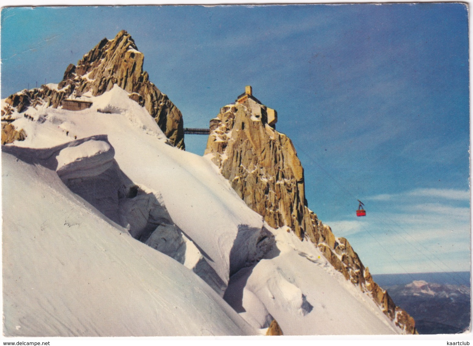 Au Pays De Mont-Blanc - Le Téléférique  De L'Aguille Du Midi - (Haute-Savoie) - 1966 - Chamonix-Mont-Blanc