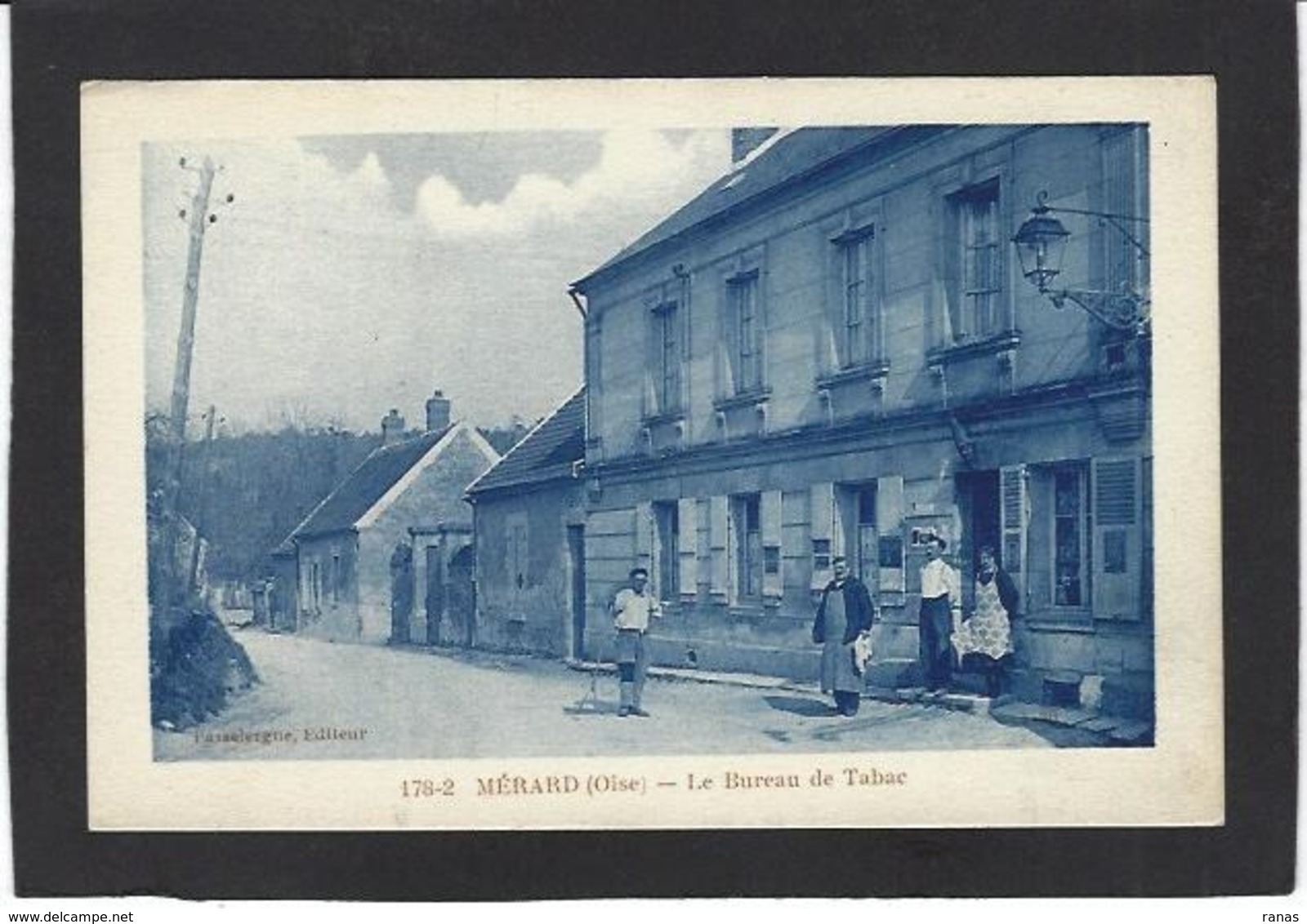 CPA Oise 60 Mérard Le Bureau De Tabac Commerce Shop Non Circulé - Sonstige & Ohne Zuordnung