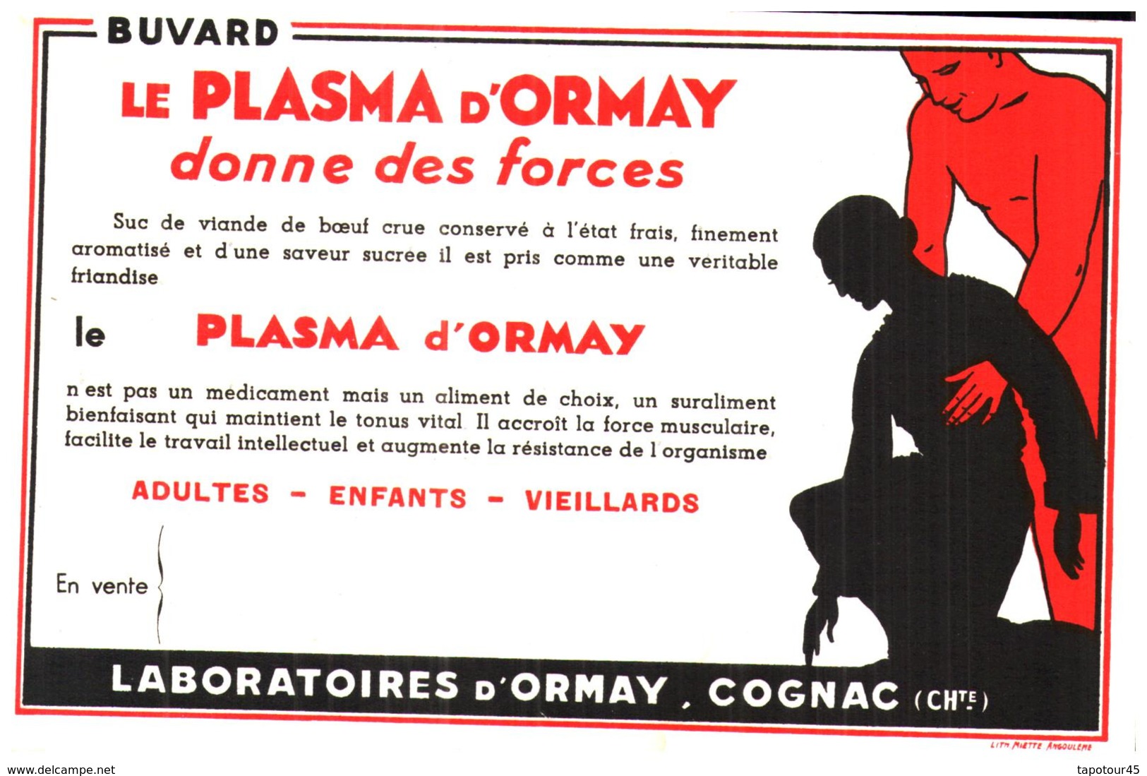 Lab  O  > Buvard > Laboratoire D'Ormay  (N= 1) - Produits Pharmaceutiques