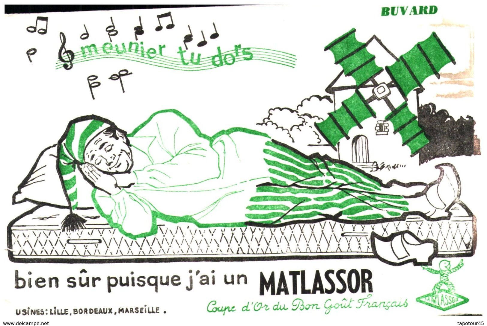 Mat M/Buvard Matelas Matlassor (N= 4) - M