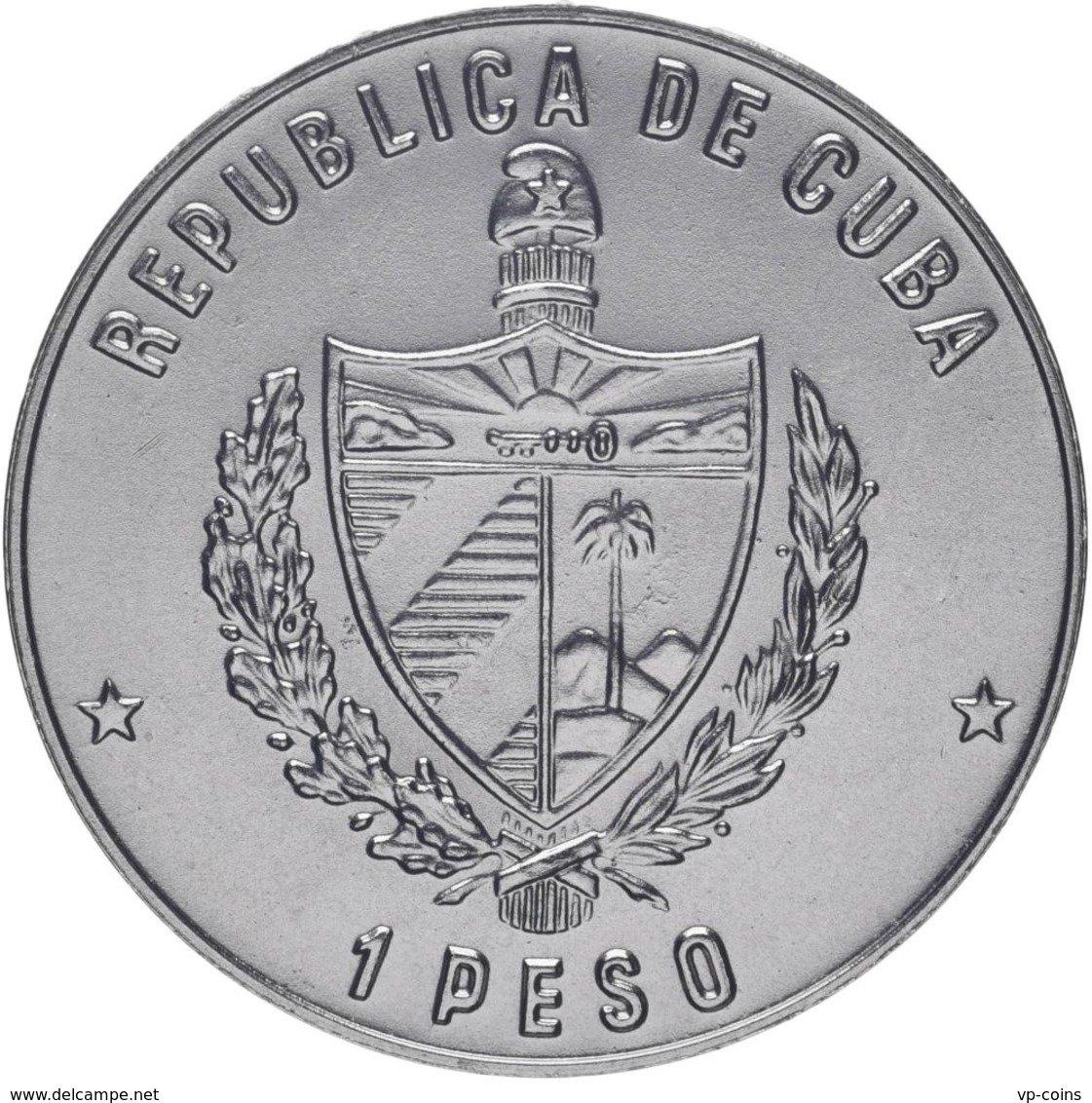 Cuba. Coin. 1 Peso. Homeland And Freedom. UNC. 1987 - Cuba