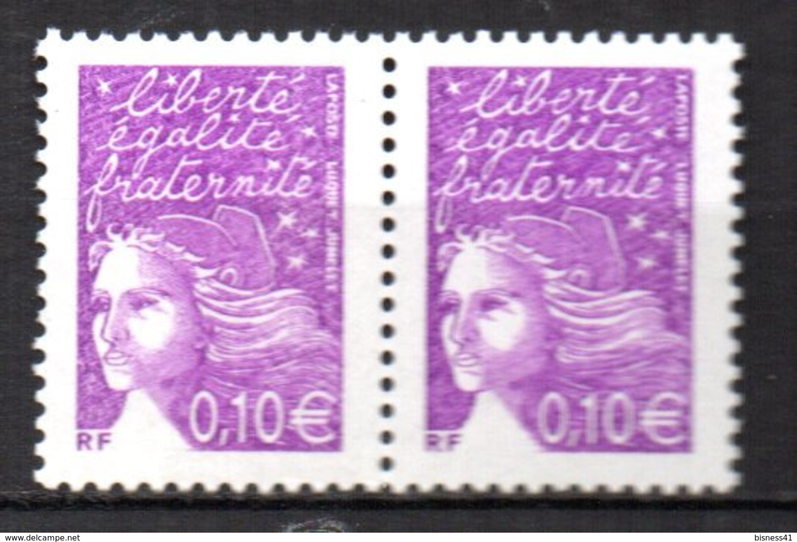 Col12 France Variété Marianne Luquet  N° 3446 / 3424  Paire Sans Pho Signé  Neuf XX MNH Luxe - Ongebruikt