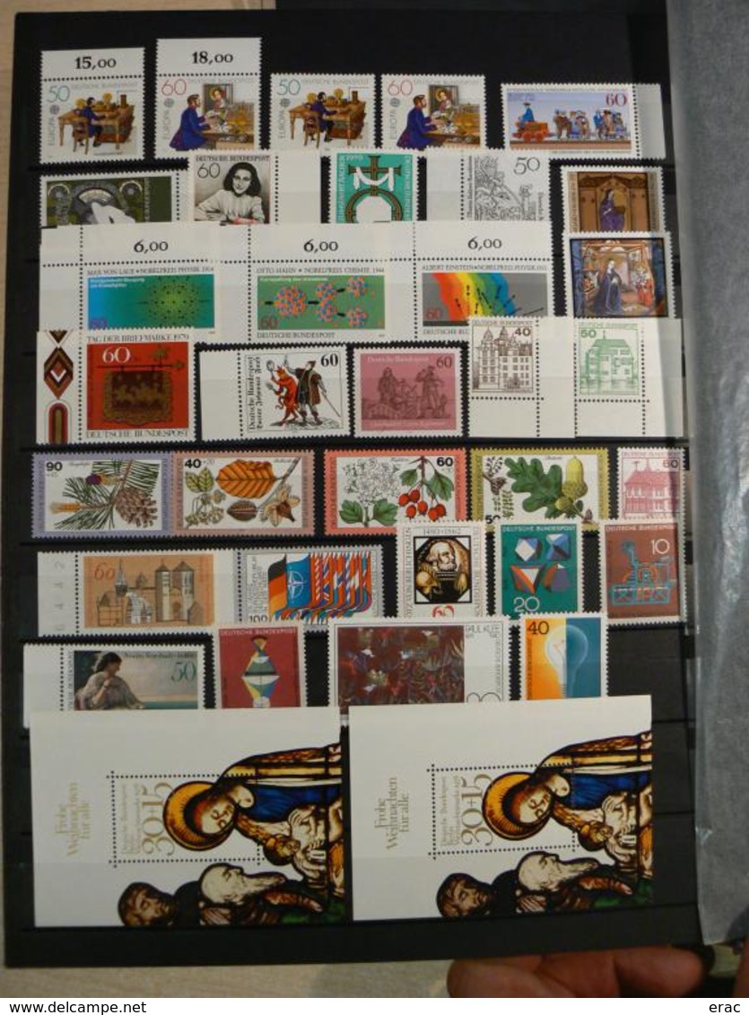 Allemagne - RFA - Séries complètes des années 1950/60/70 - Neufs ** (MNH) - Cote 700