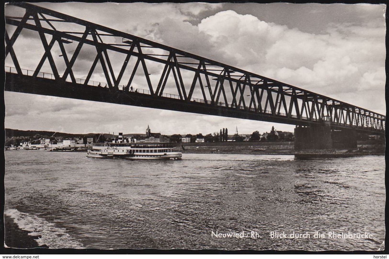 D-56564 Neuwied - Blick Durch Rheinbrücke - Raddampfer - Neuwied