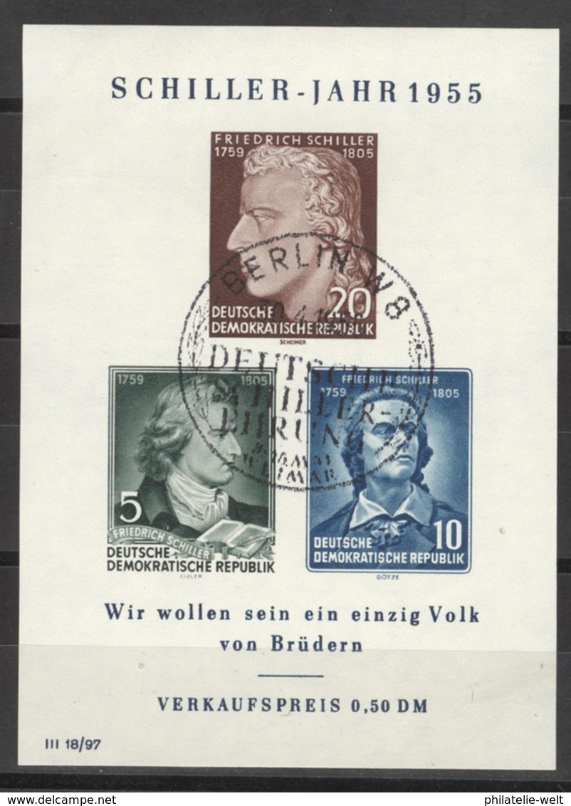 DDR Block 12 O Sonderstempel - Other & Unclassified