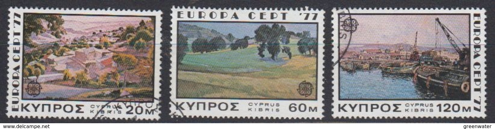 Europa CEPT 1977 Cyprus 3v Used (44644) - 1977