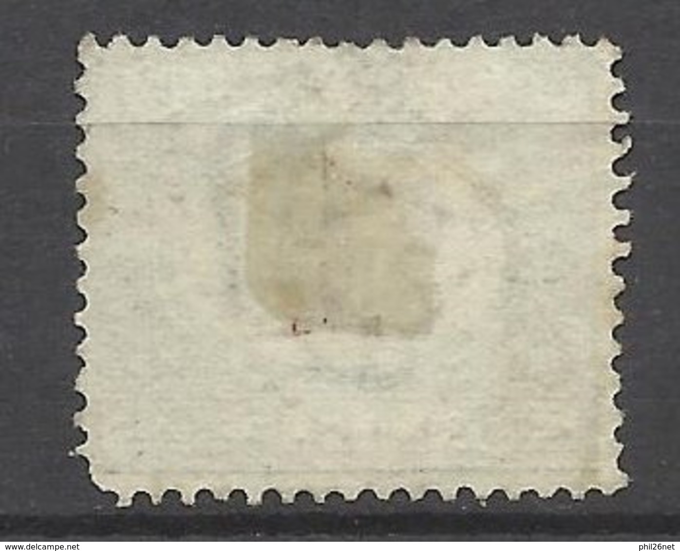 Italie   Rare  Taxe N°  13a  Bleu Et Carmin Double Impression  Oblitéré    AB/B     - Postage Due