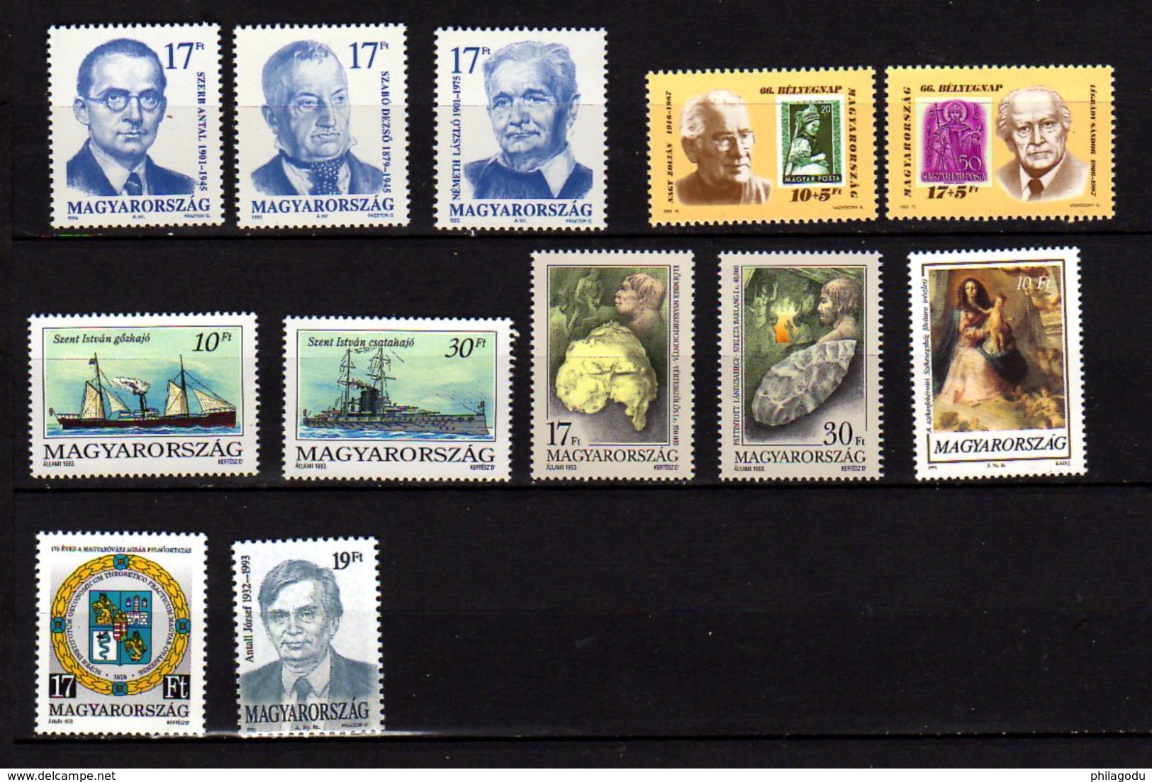 Hongrie 1993, Fleurs, Champignons, Célébrités, Entre 3400 Et 3440**, Cote 39,90 €, - Unused Stamps