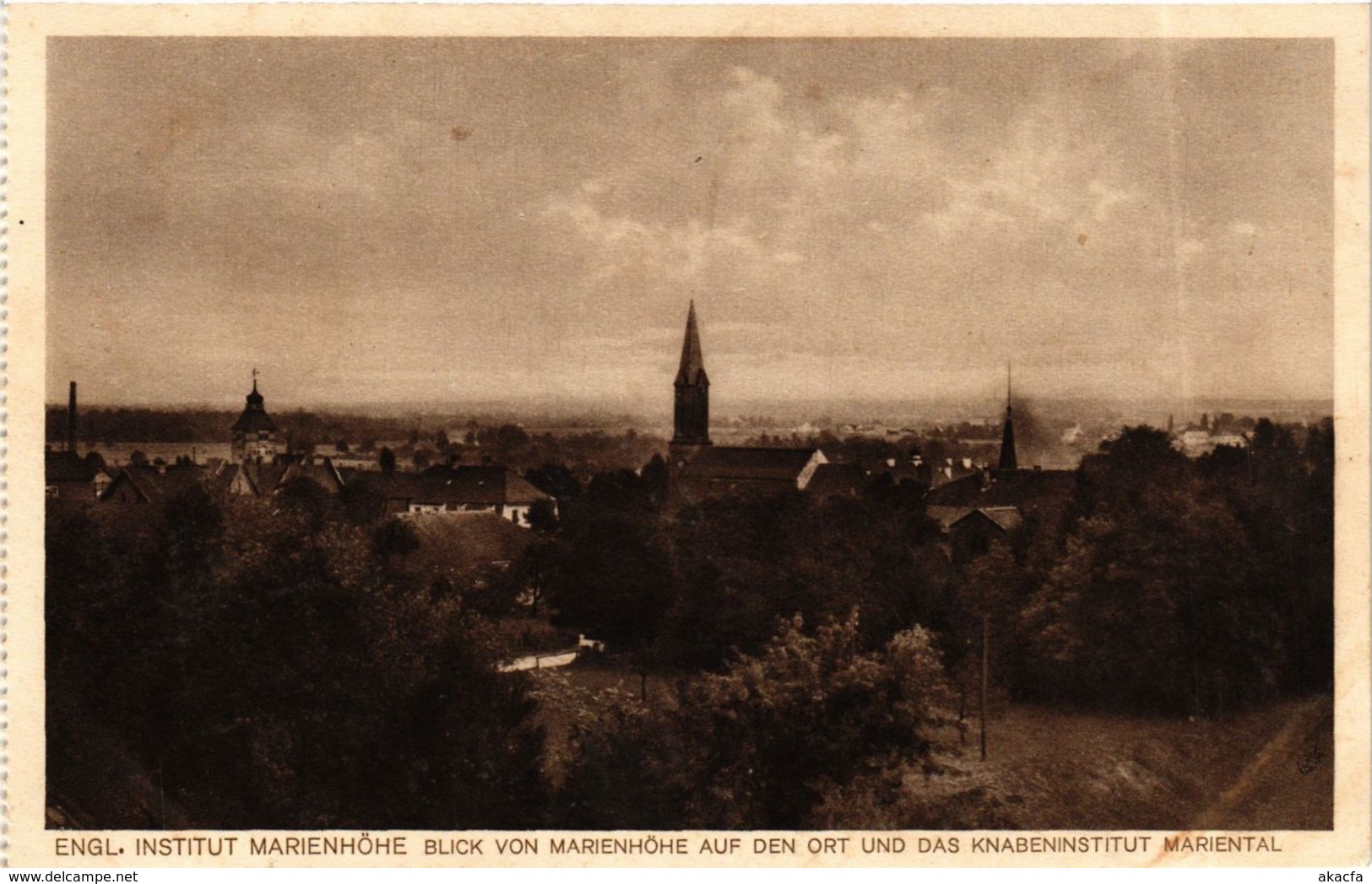 CPA AK Simbach Blick Von Marienhohe Auf Den Ort GERMANY (891940) - Simbach