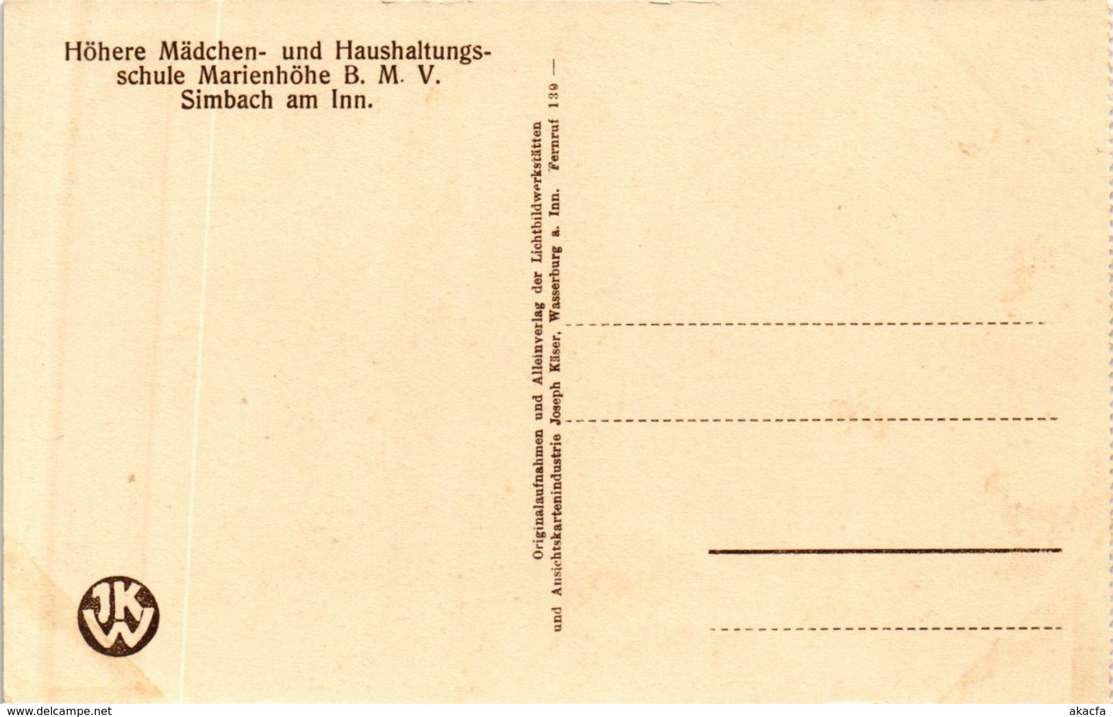 CPA AK Simbach Blick Von Marienhohe Auf Den Ort GERMANY (891940) - Simbach