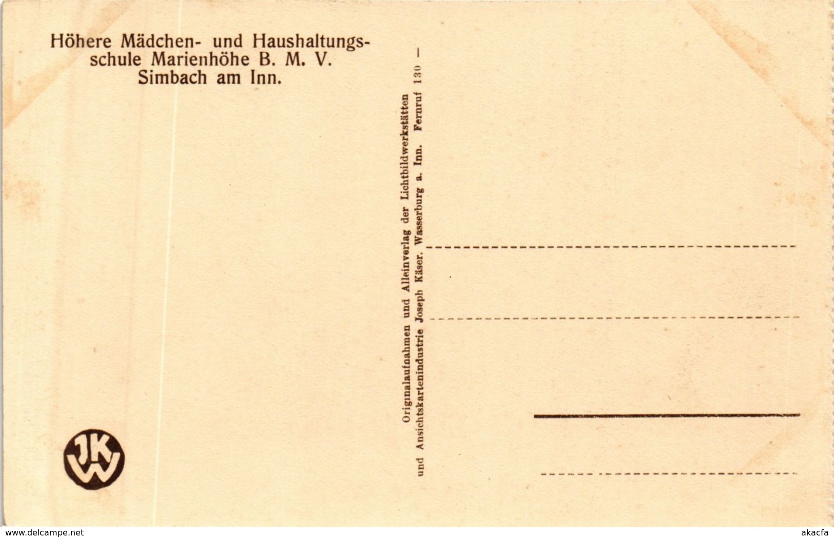 CPA AK Simbach Blick Von Marienhohe Auf Die Nachbarstadt GERMANY (891941) - Simbach