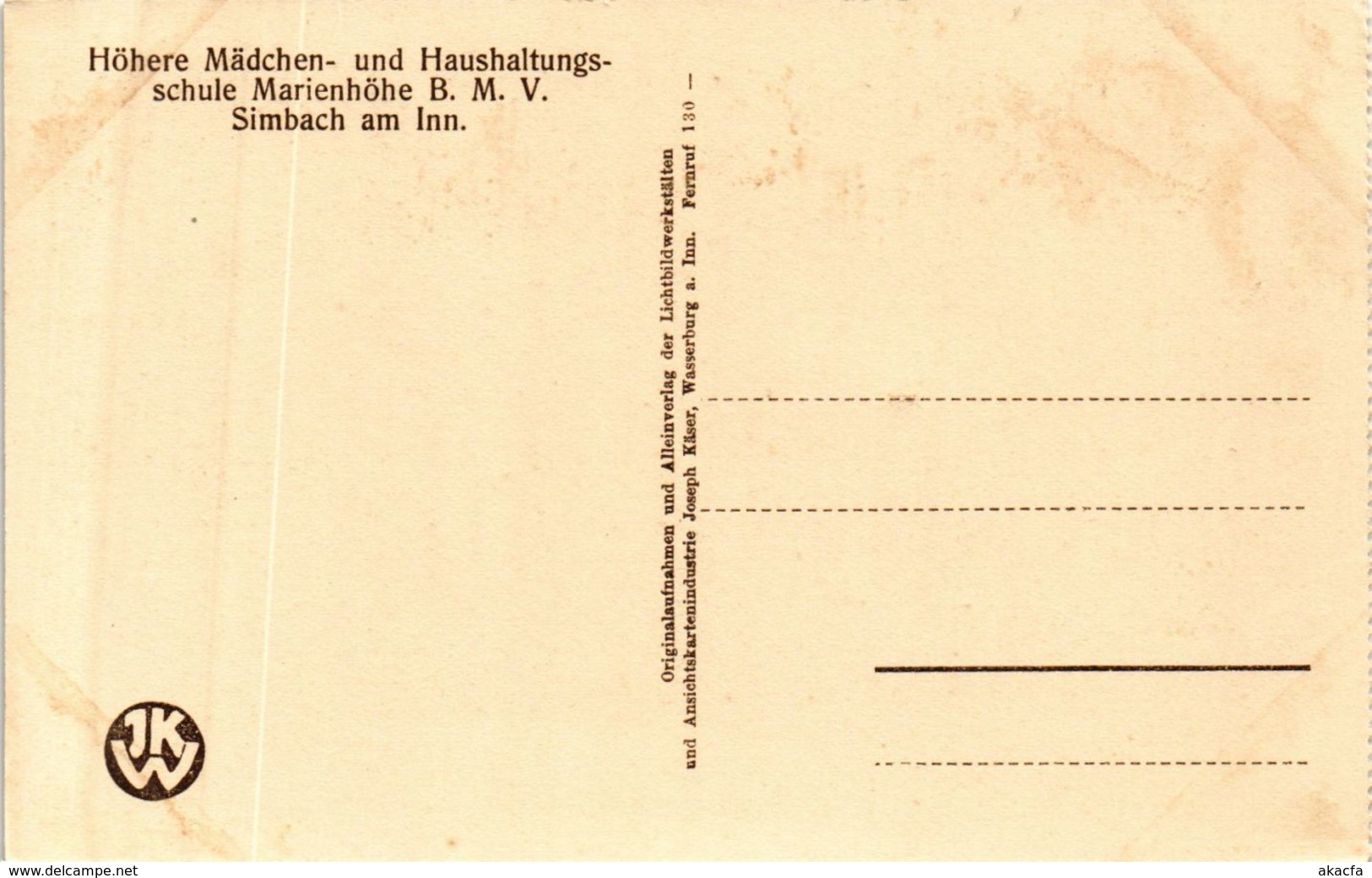 CPA AK Simbach Ruckansicht Vom Obstgarten Aus GERMANY (891949) - Simbach