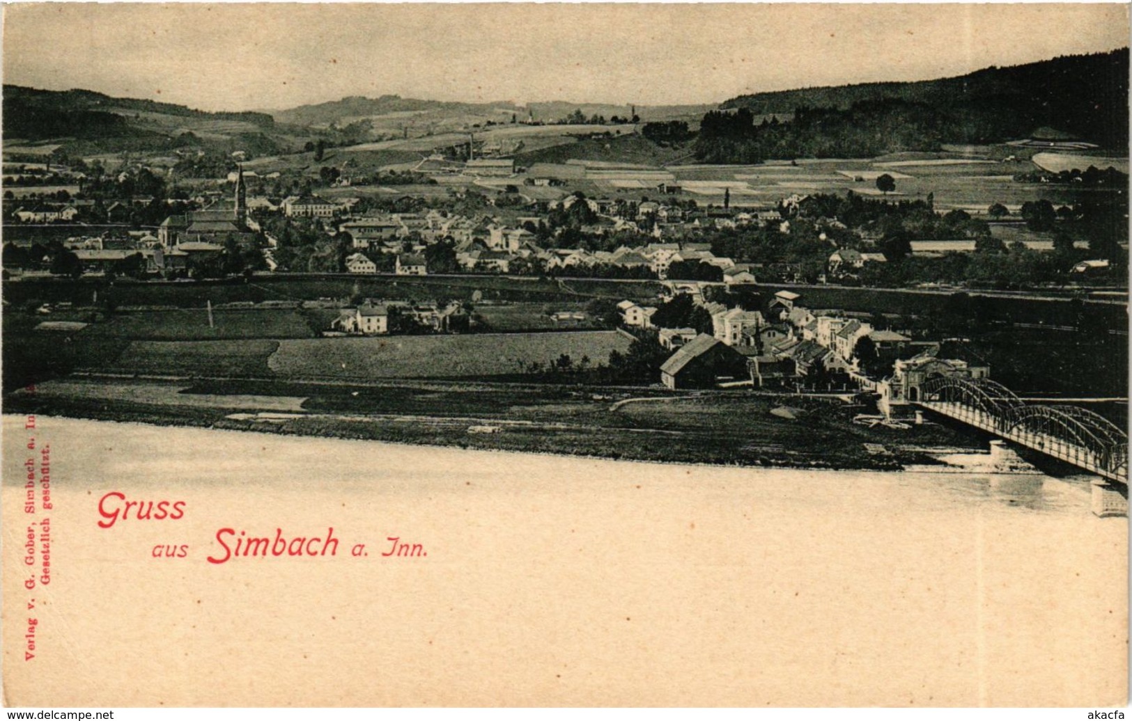 CPA AK Gruss Aus Simbach A.Inn GERMANY (891974) - Simbach