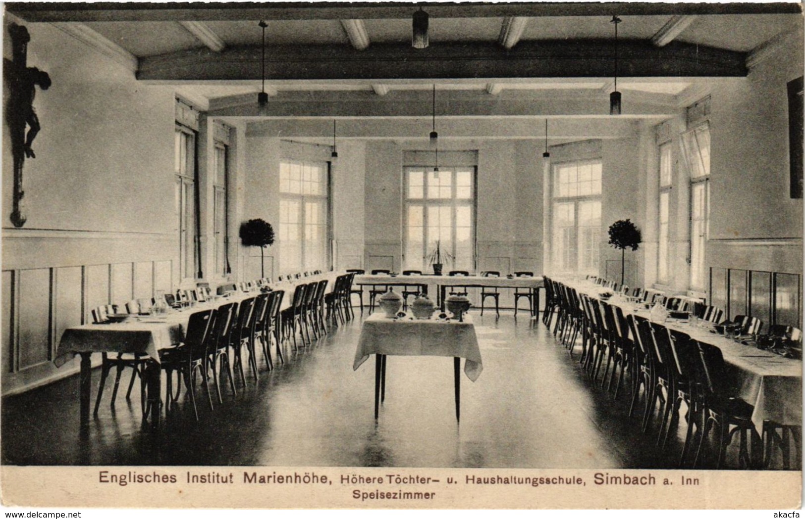 CPA AK Simbach Engl.Institut Marienhohe Speisezimmer GERMANY (891987) - Simbach