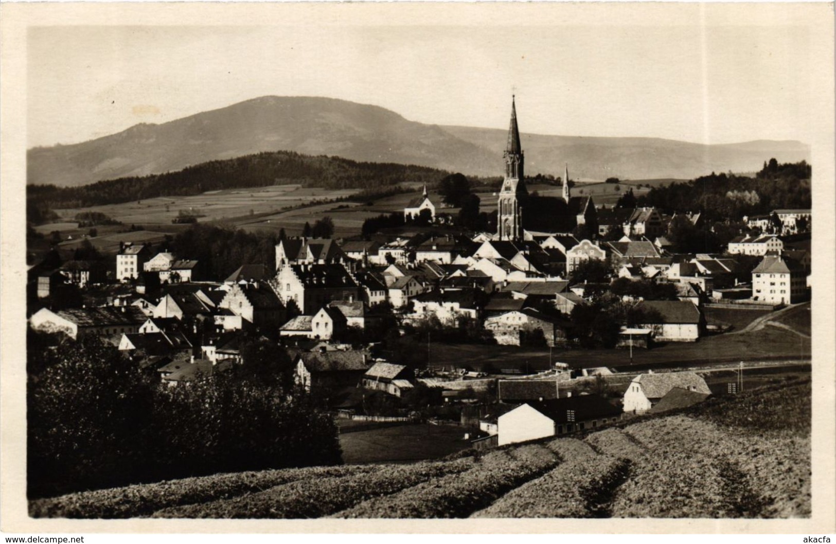 CPA AK Zwiesel Mit Dem Falkenstein GERMANY (892061) - Zwiesel