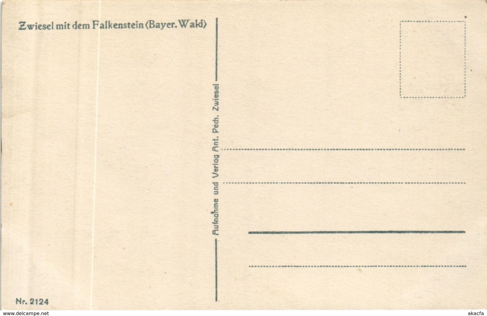 CPA AK Zwiesel Mit Dem Falkenstein GERMANY (892061) - Zwiesel