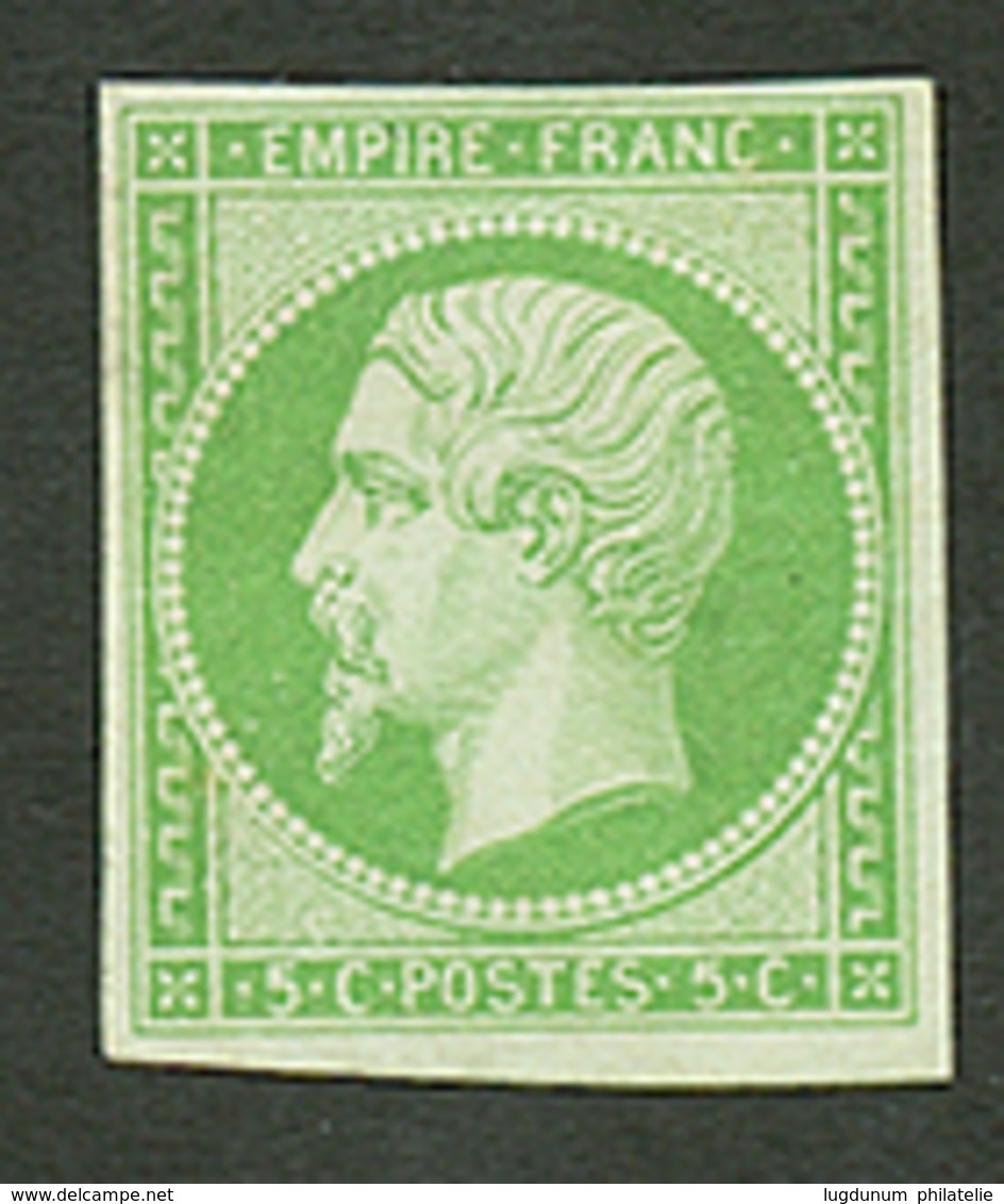 5c Empire (n°12) Neuf *. Cote 1400€. Signé SCHELLER. TTB. - 1853-1860 Napoléon III.