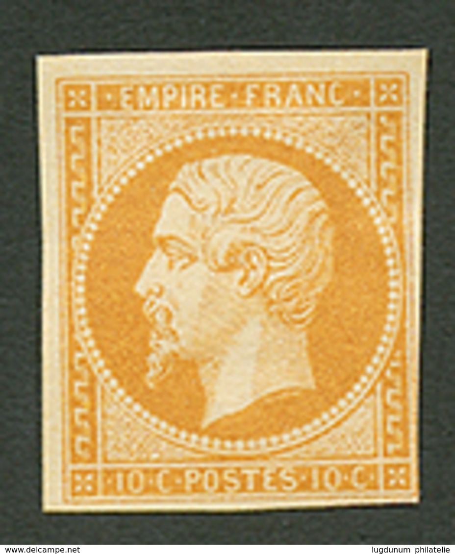 10c (n°13) Neuf *. Cote 900€. Signé SCHELLER. TB. - 1853-1860 Napoleon III