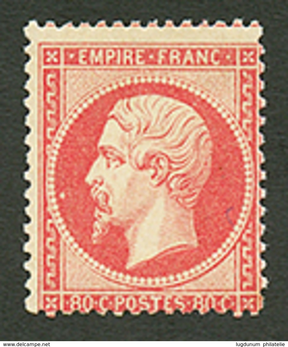 80c Empire (n°24) Neuf **. Cote 2300€++. Signé BRUN. TB. - 1862 Napoleon III